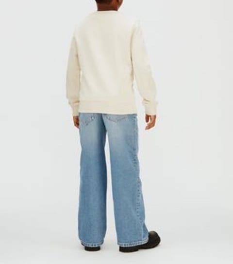 Minimal Whitecap crew-neck sweatshirt