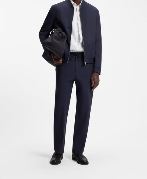 Dark trousers