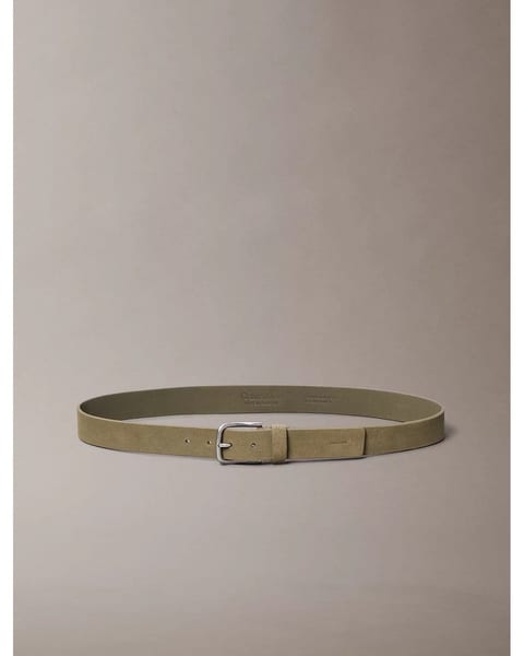 Round suede belt