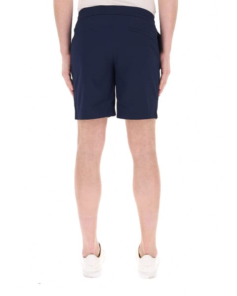 Dark Sapphire seersucker shorts