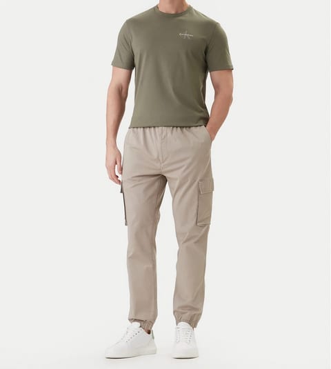 Micro Dusty Olive jersey T-shirt