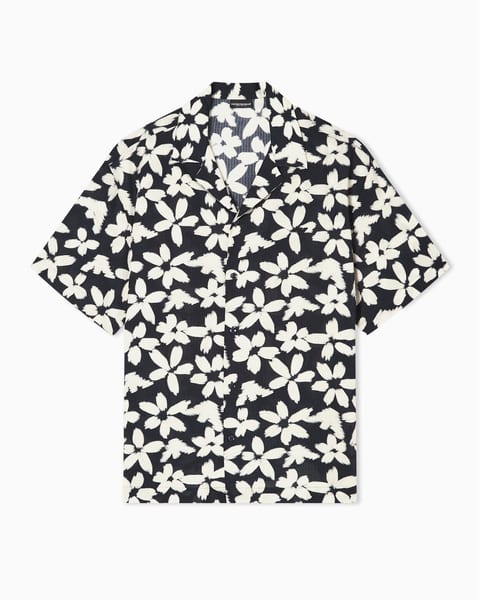 Flower Eagle Olive swim shorts