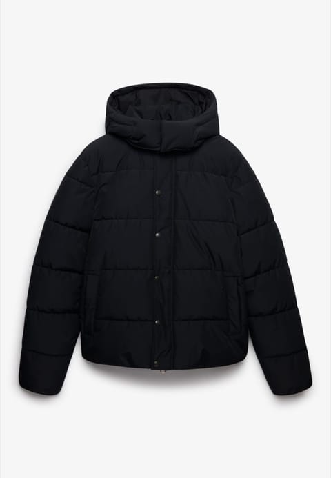 Premium hooded down jacket